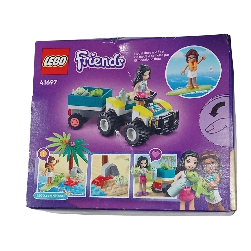 LEGO Friends 41697 Turtle Protection Vehicle Building Toy Set
